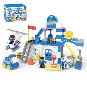 City Police Building Toy for wholesale
